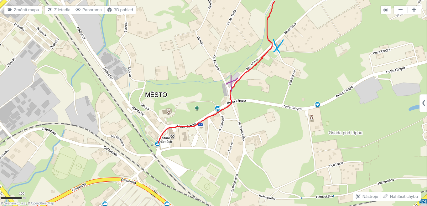 mapa k hristi